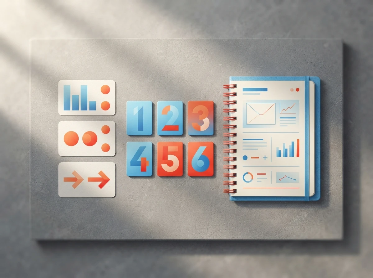 Initiative cards and scoring tiles used to anchor consistent evaluation criteria – scoring criteria