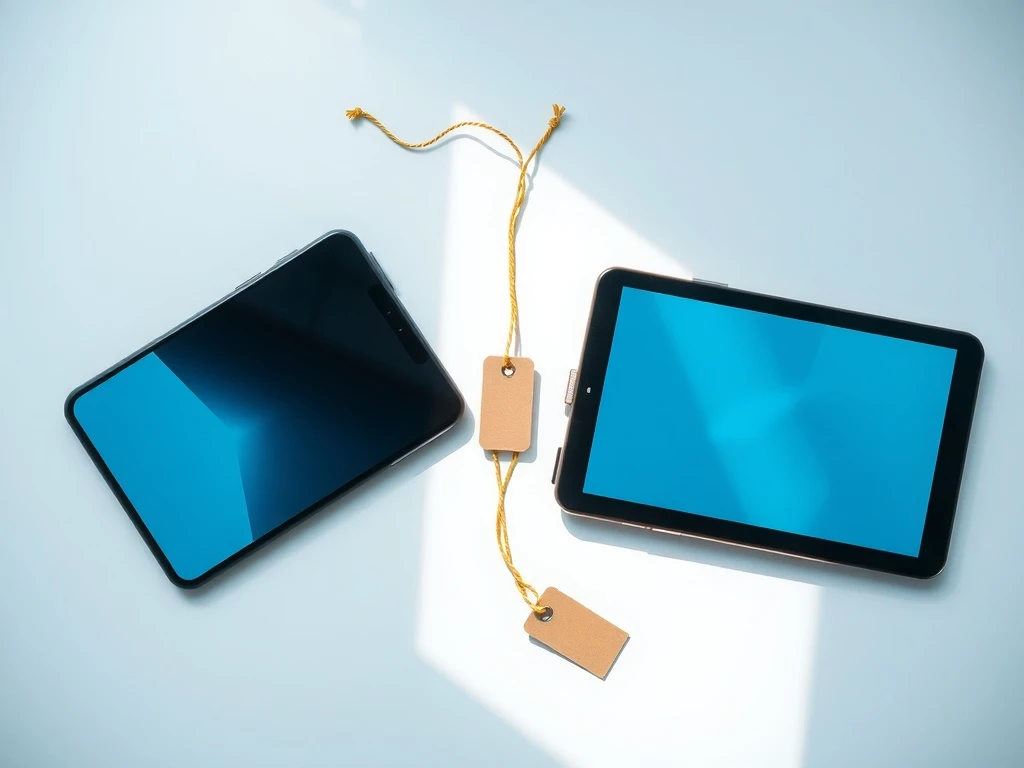 Devices connected with strings to represent bi-directional sync and shared ownership across tools – bi-directional sync
