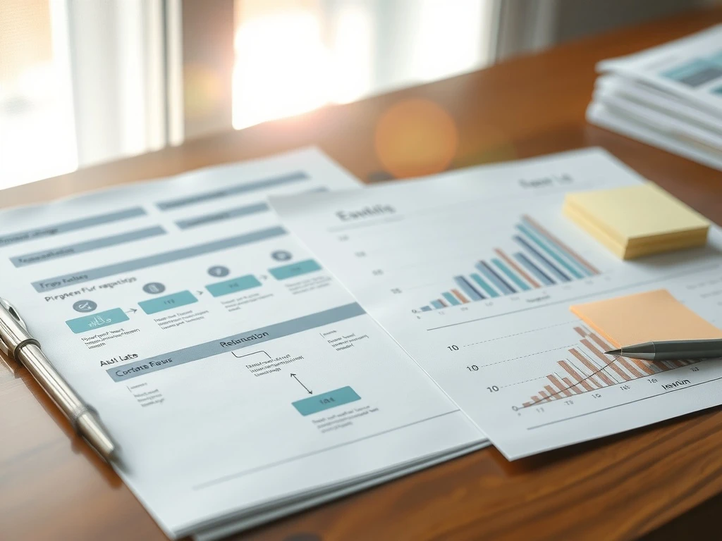 Printed pipeline workflow and dashboard sketch side by side to clarify system of record vs visualization – CRM evaluation